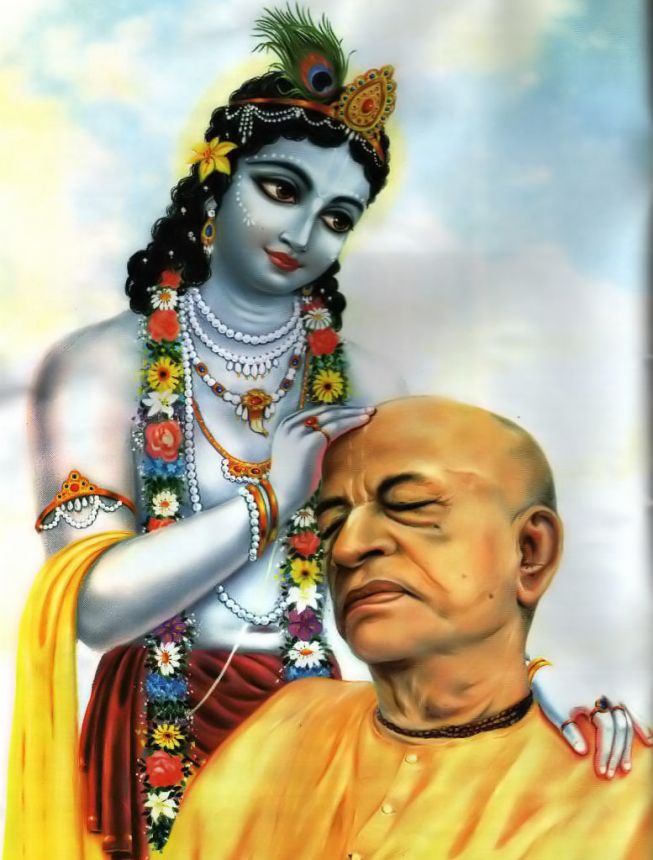 Srila Prabhupada and Lord Sri Krishna